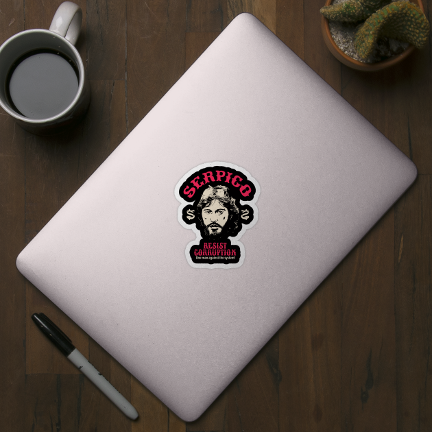 Serpico: A Badge of Integrity - Al Pacino Inspired T-Shirt by Boogosh